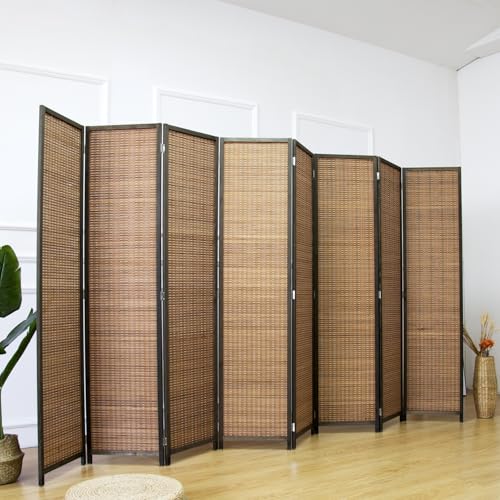 8 Panel Bamboo Room Divider