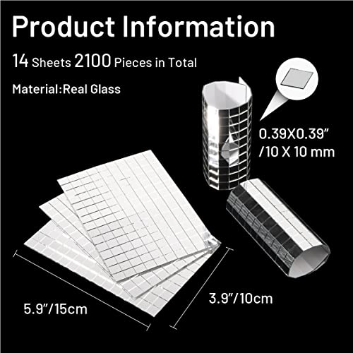 2100PCS Disco Ball Tiles