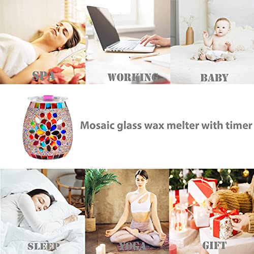Mosaic Glass Wax Warmer