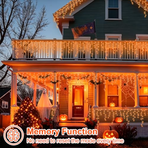 33ft 400 LED Orange Halloween Lights (33 Foot)