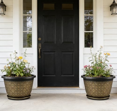 10 Inch Plant Pots (4 Count)