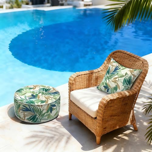 Inflatable Stool Ottoman Footrest with Handle