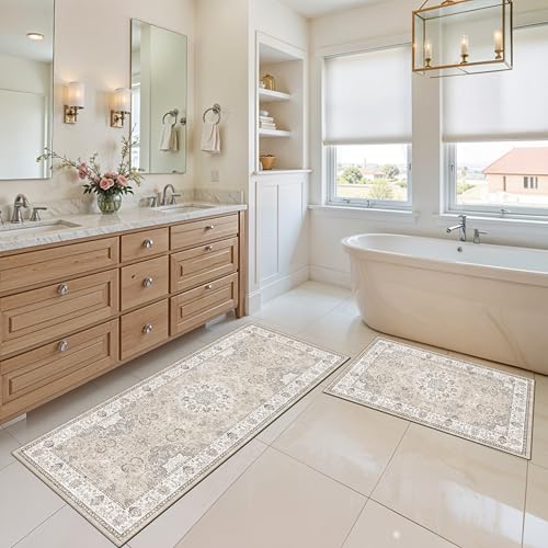 4 Pieces Kitchen Rug Set (10.5 Sq Ft)