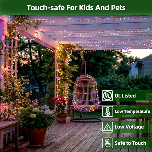 750 LED 240FT Christmas String Lights Outdoor