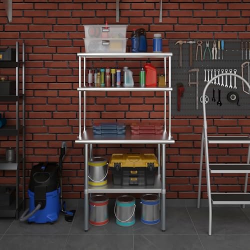 36 Inch Double Tier Overshelf