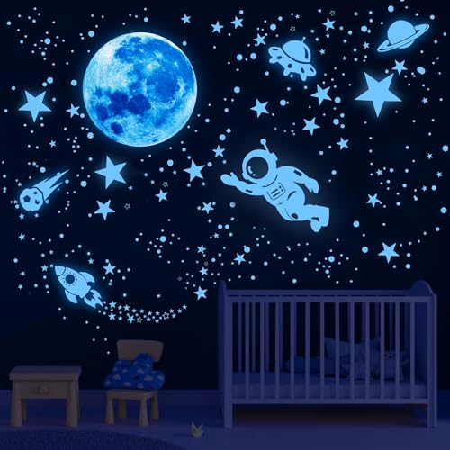 530Pcs Glow in the Dark Stars for Ceiling