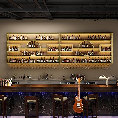 126in Large Wall Mounted Wine Rack