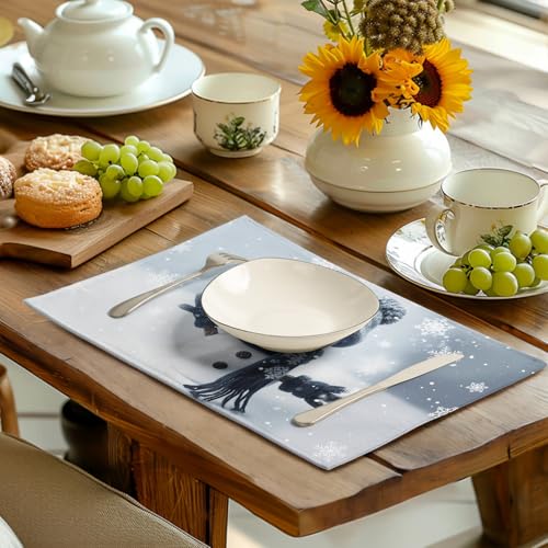 Snowman Placemats Set of 4 (4 Count)