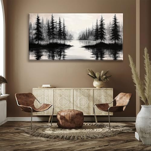 Large Modern Wall Art For Living Room Canvas Art Wall Decor 29 X 58 In
