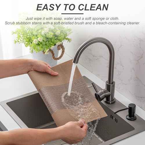 Placemats Set of 6 Washable Indoor (6 Count)
