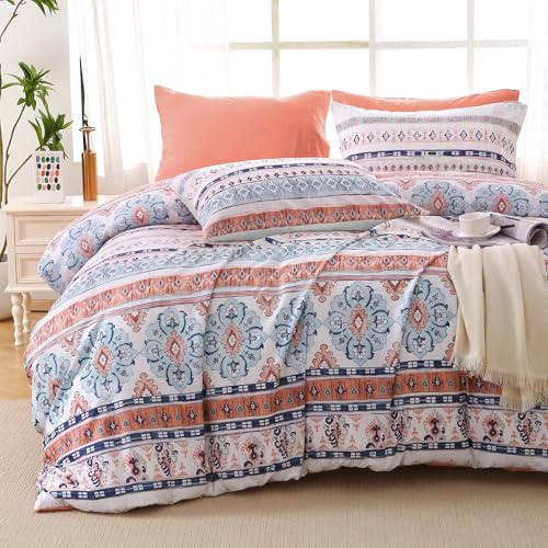 Boho Pink Full Comforter Set