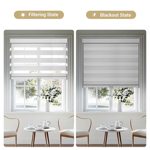 Cordless Zebra Blinds for Windows