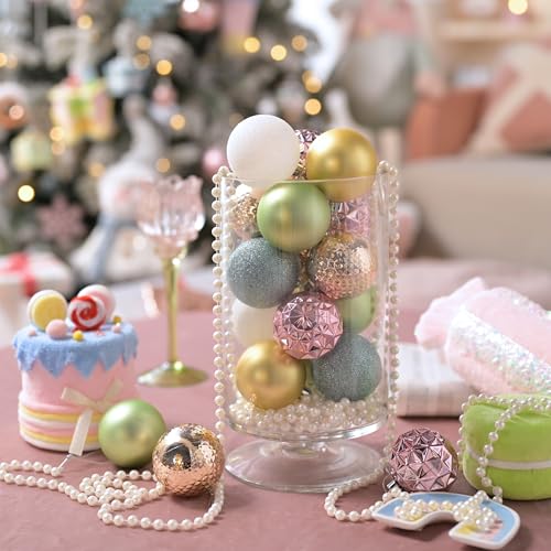 50ct Christmas Tree Decorations Ball Ornaments 2 Inches (50 Count)