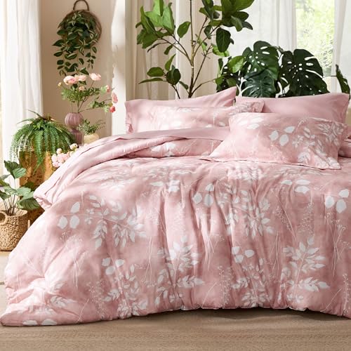Floral Pink Comforter Set