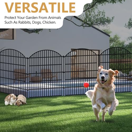 10 Panels Decorative Garden Fence (21.92 Foot)