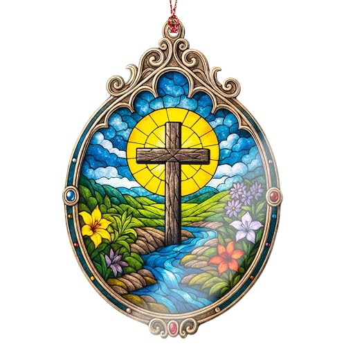 Nativity Cross Christmas Ornament 2026