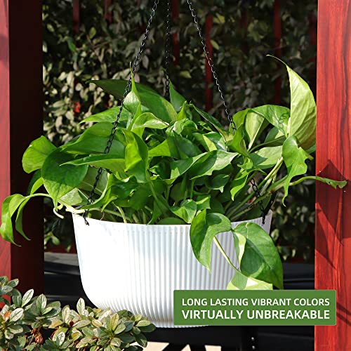 9.8 Inch Self Watering Hanging Planter (2 Count)