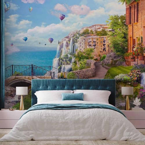 Peel and Stick Wallpaper Peel and Stick Landscape 212x98 Inch (11 Count)