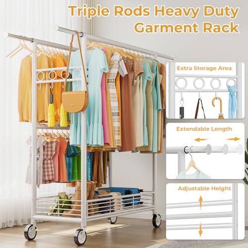 Heavy Duty Clothes Rack Load 960LBS