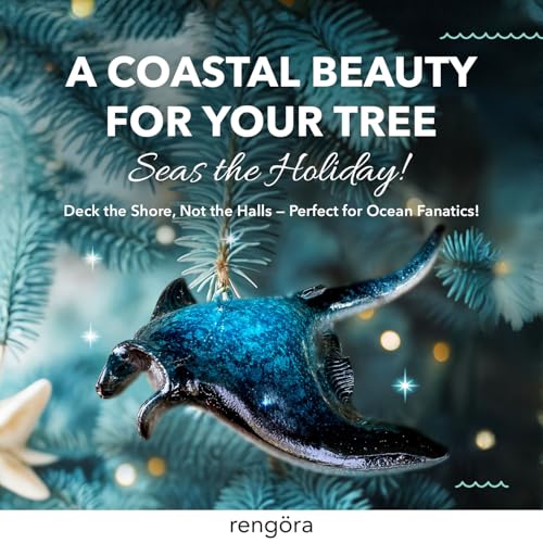 Manta Ray Christmas Ornament
