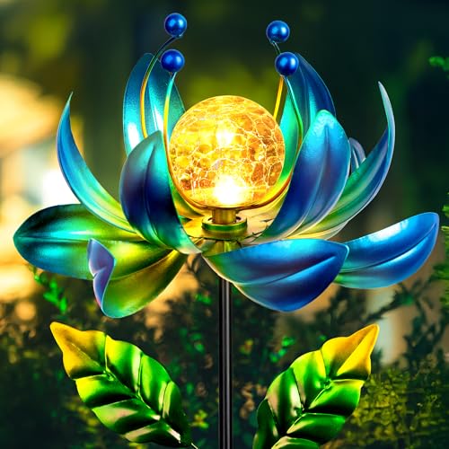 38 Inch Solar Wind Spinner Outdoor