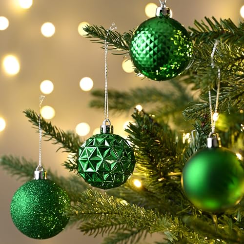 50ct Christmas Tree Decorations Ball Ornaments 2 Inches (50 Count)
