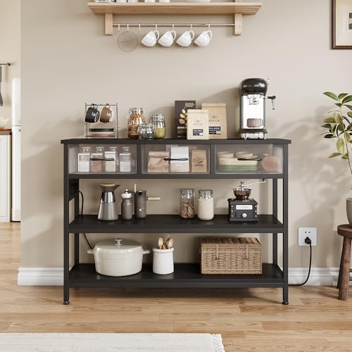 2 Pack Entryway Table with Outlets (2 Count)