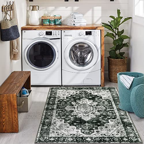Ultra Thin Washable Vintage Area Rug