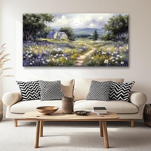 Large Wall Decor For Living Room Canvas Wall Art For Office Wall Decorations For Bedroom Garden Painting Artwork Room Home Decor 24x48 In