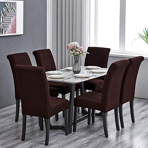 Stretch Chair Covers for Dining Room Set of 6