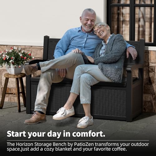 80 Gallon Outdoor Storage Bench Deck Box