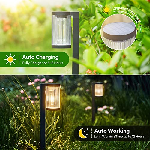 Solar Pathway Lights Outdoor (4 Count)