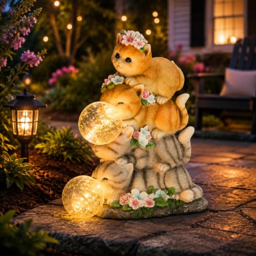 Cat Garden Statue (4 Count)