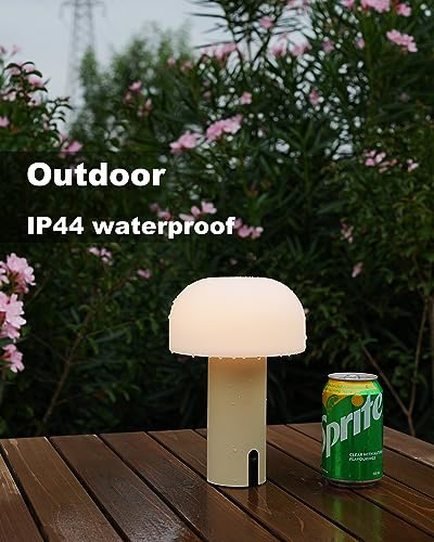 Cordless Mushroom Table Lamp