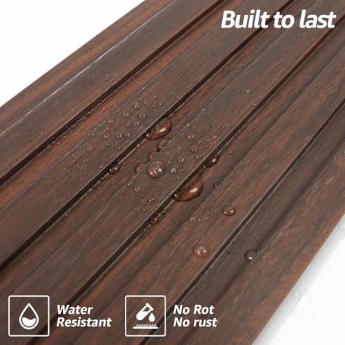 48 x 6 in WPC Wood Slat Wall Panels