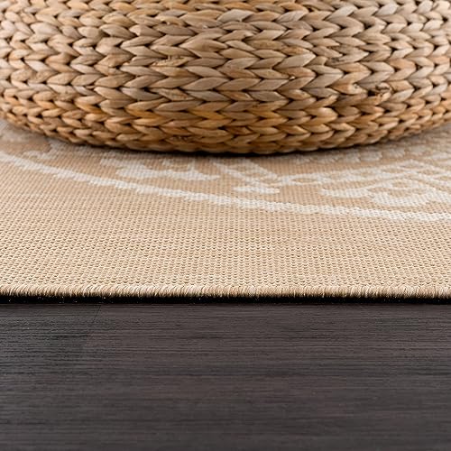 Outdoor Rug 9x12 Modern Area Rugs for Large Indoor and Outdoor Patios and Porches