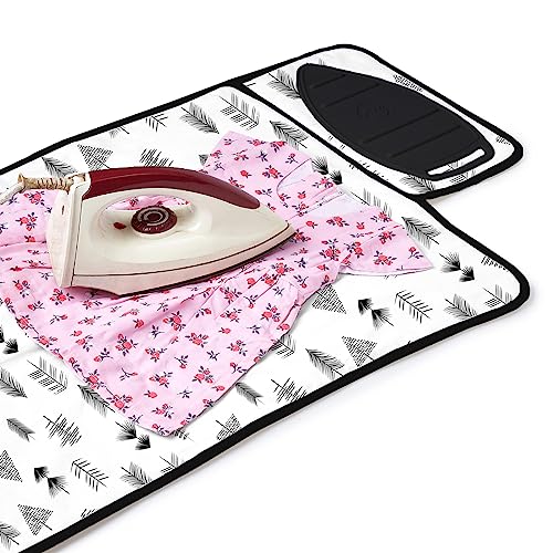 Ironing Mat Heat Resistant Pad 28"x20" Black Arrow