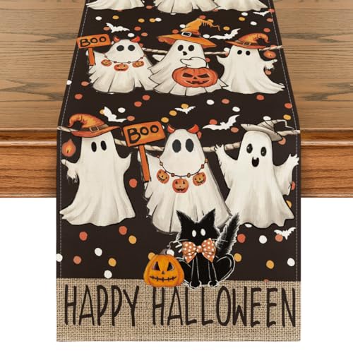 210 GSM Halloween Table Runner Home Party Decor 13x36 Inch (3.25 Sq Ft)