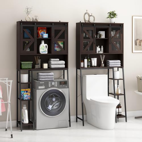Over The Toilet Storage Cabinet with Open Shelf