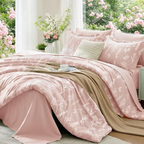Cameo Pink Cal King Comforter Set