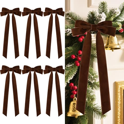 Large Christmas Bows (6 Count)