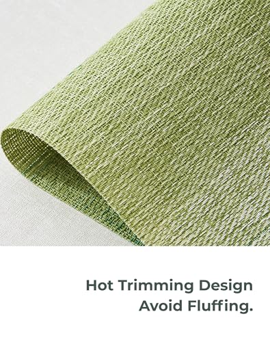 Gradient Green Woven Placemats Set of 6 (3 Count)