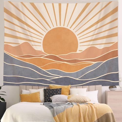 Boho Sun Tapestry Sunset Wall Tapestry