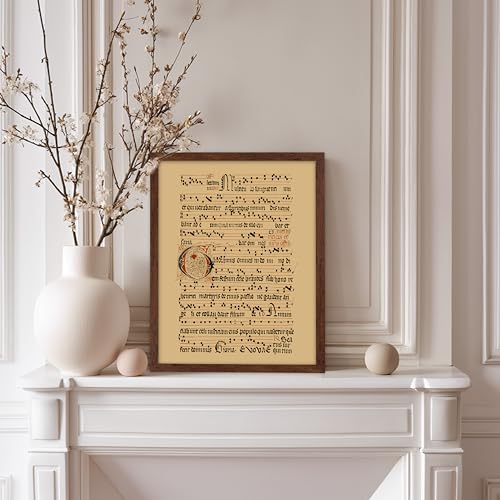 Vintage Hymnal Poster