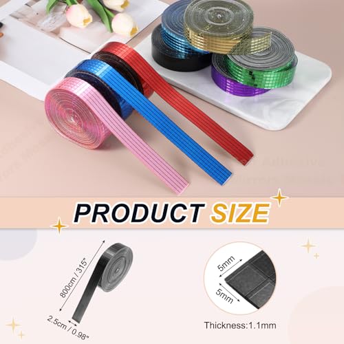 5x5mm Self Adhesive Mirrors Mosaic Tiles (8000 unidad)