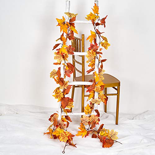 2 Pack Fall Garland Maple Leaf