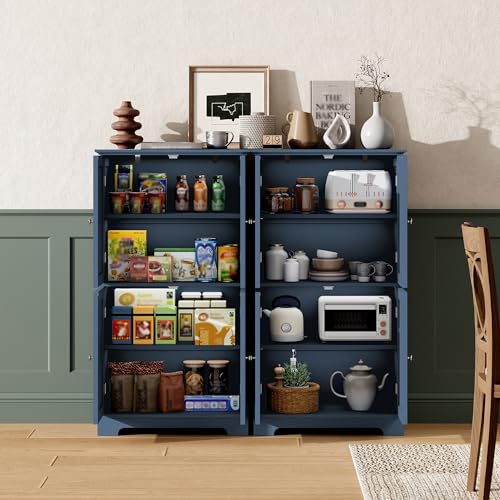 Bathroom Floor Cabinet with Adjustable Shelves