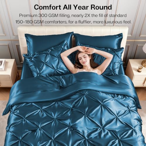 Satin California King Comforter Set