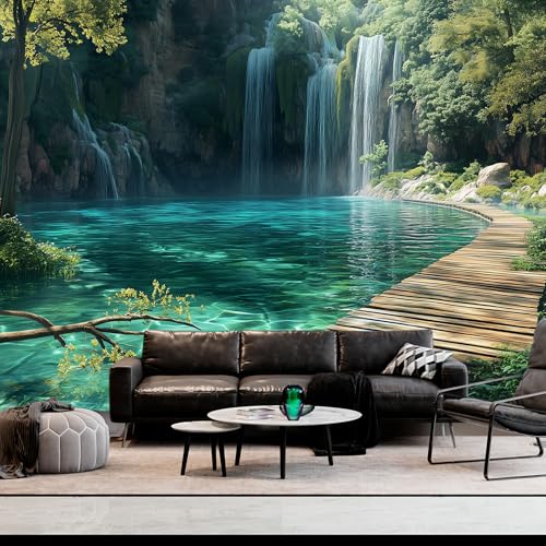 Nature Tapestry Forest Tree Sea Cave Wall Hanging