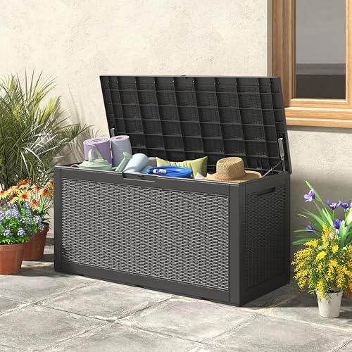 100 Gal Outdoor Storage Box Waterproof Lockable